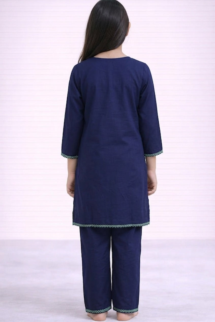 Blue Kids Kurta Set – Ultra Smooth Soft Fabric