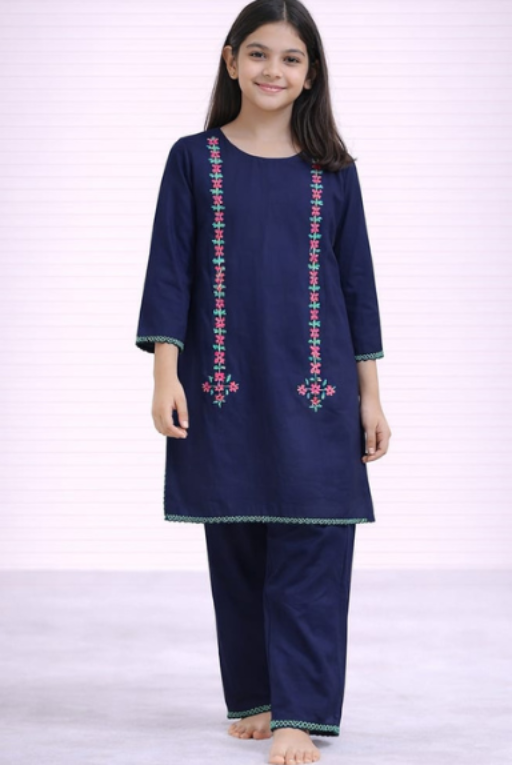 Blue Kids Kurta Set – Ultra Smooth Soft Fabric