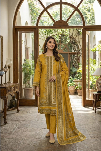 Mustard Yellow Girls Dress-Soft & Breathable Summer Wear
