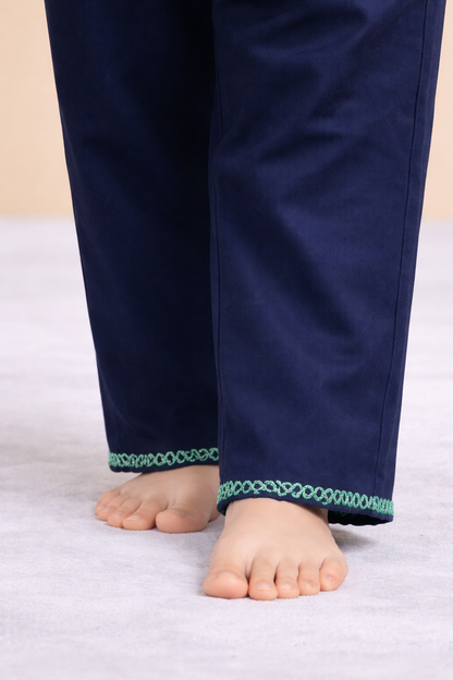 Blue Kids Kurta Set – Ultra Smooth Soft Fabric