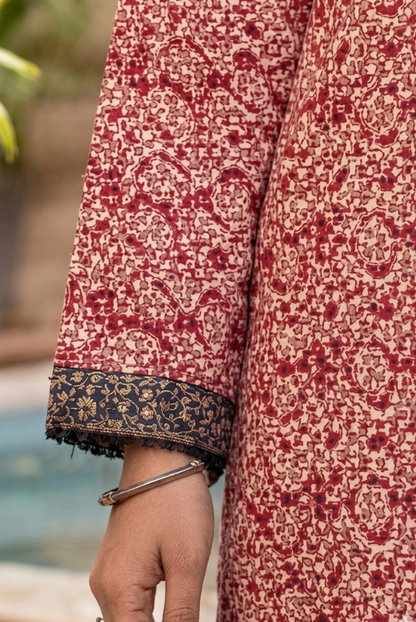 Pink Printed Lawn 3 Piece Women dress – Summer Wear