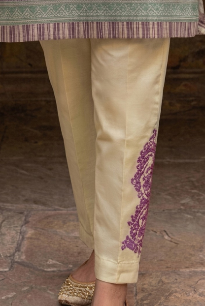 Multicolor Floral Lawn 2 Piece Suit – breathable Summer Wear